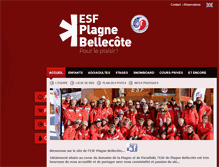 Tablet Screenshot of esf-plagne-bellecote.com